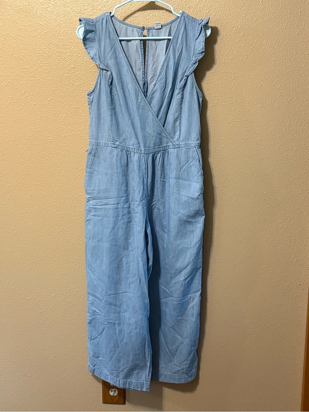 Old Navy Light Blue Denim Jumpsuit